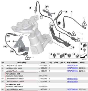 BMW N43 N52 N53 N54 diagnostics Lambda probes INPA