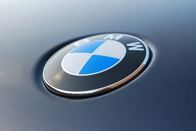 BMW on the road
